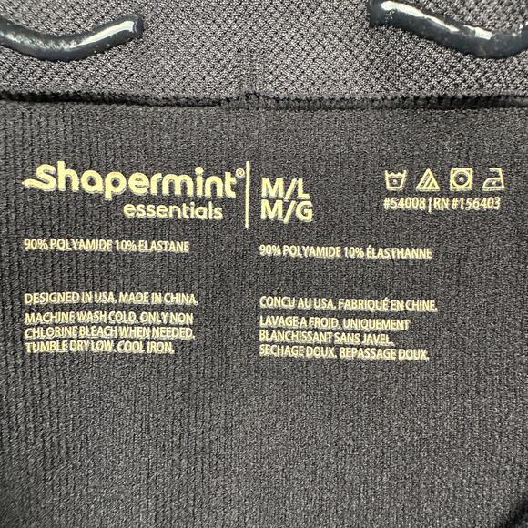 Shapermint All Day Every Day High Waisted Shaper Panty Womens Medium/Large Black - Picture 4 of 6